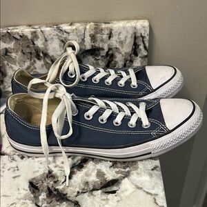 Classic Blue Canvas Converse Sneakers